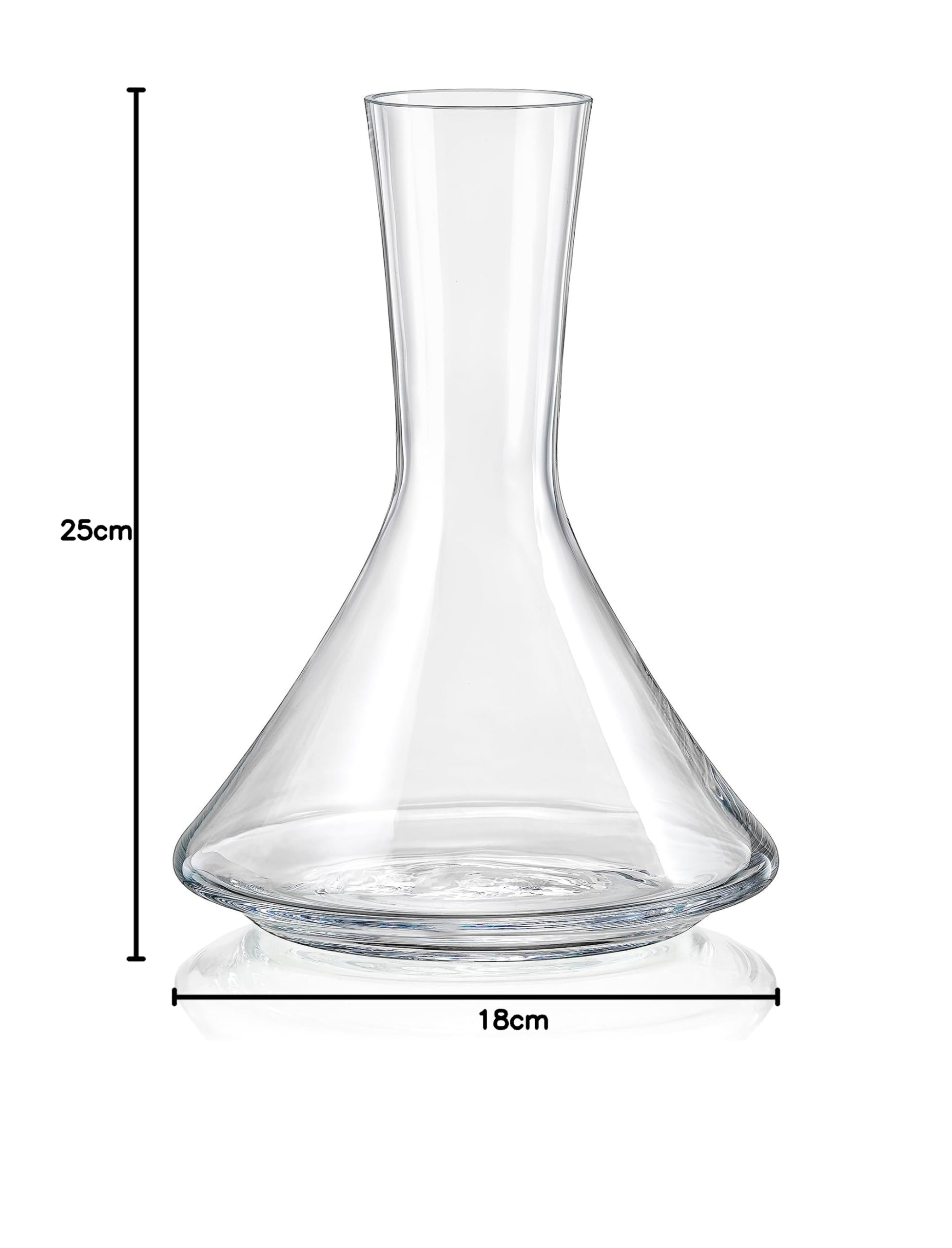 XTRA DECANTATORE CRISTALLO BOHEMIA. CAPACITÀ 1.4 LT.