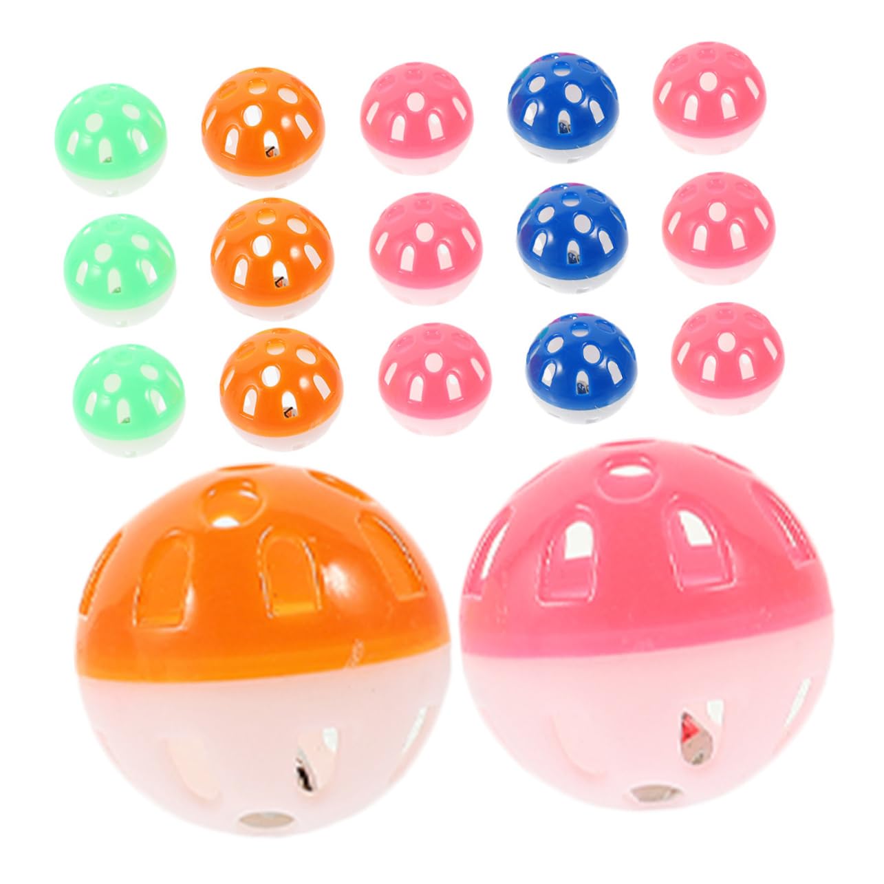 FOMIYES 36pcs Cat Toy Pet Scratching for Cats Ball for Cat Scratching Cats Ball Toy Pet Ball Scratching Ball for Kitten Plastic Kitten Supplies Indoor
