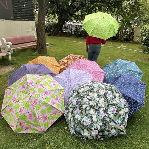 Image of BOXO Waterproof Umbrella for Sun Protection of Men and Women, Multi Color, 55 Grams, Pack of 1