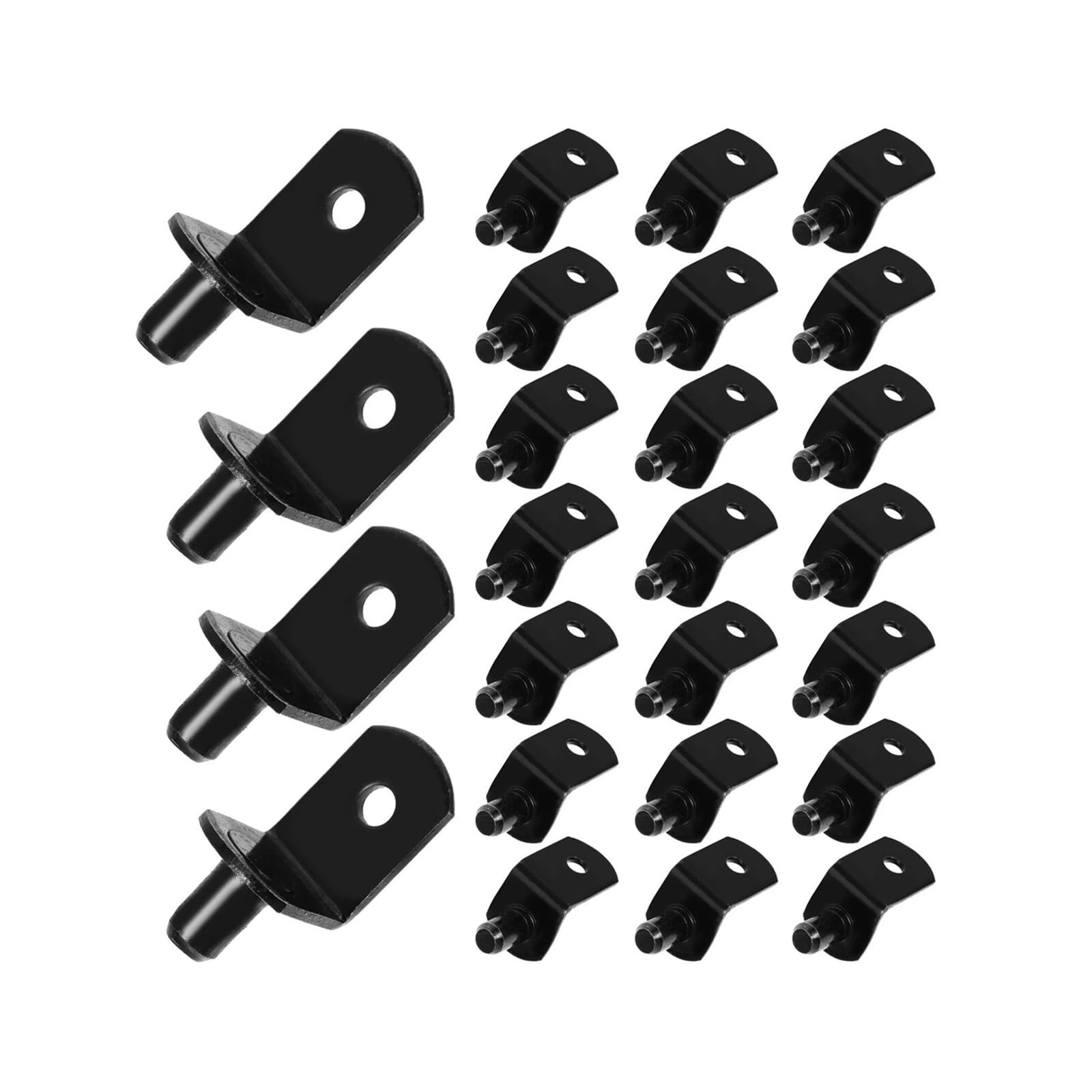 50pcs Shelf Support Pegs Metal Cabinet Pins for Shelves Nickel Plated Hardware