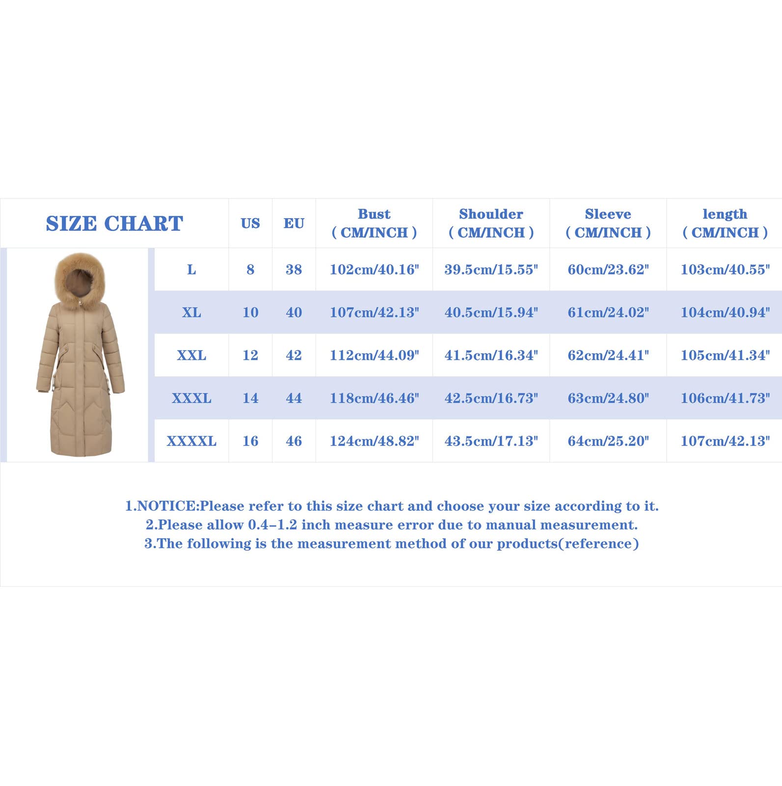 Cappotto invernale da donna, lungo, elegante, trapuntato, con cappuccio in
