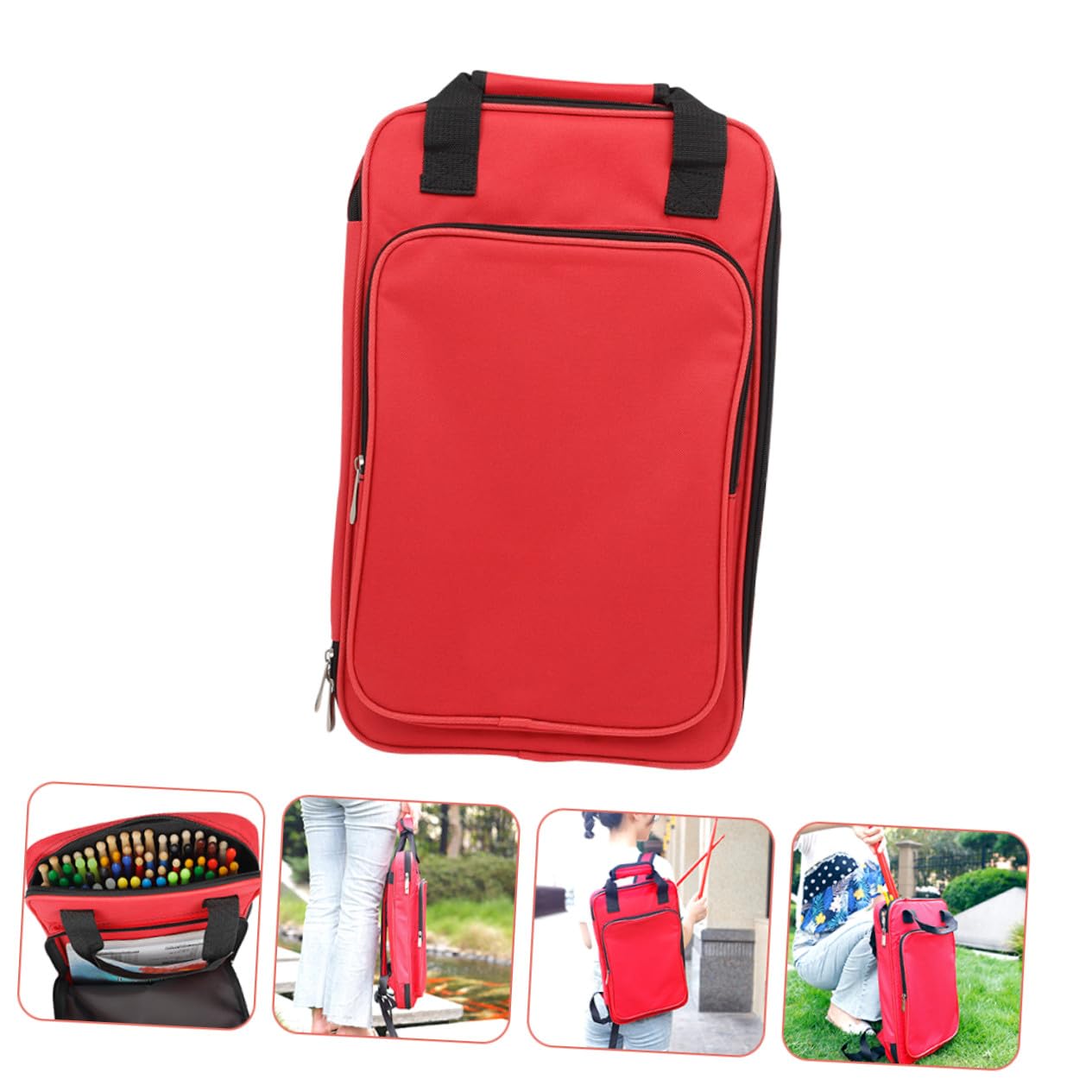 VANZACK Borsa Per Bacchette Custodia Per Bacchette Accessorio Per Batteria Capacità Leggero e Facile Da Trasportare