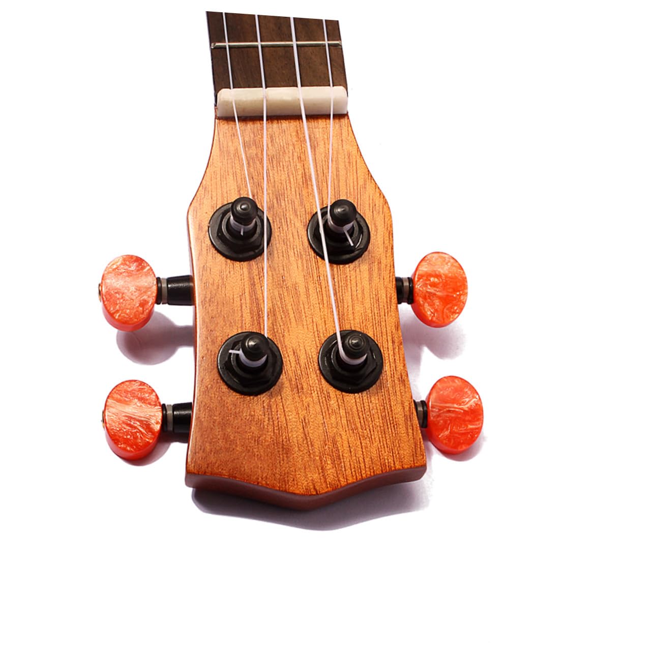SUPVOX Kleiner Taschen Ukulele 4 Saiten Mit Schallloch Griffbrett Aus Fichte Und Mahagoni Reise Ukulele Für Kinder Und Anfänger 45 x 15 x 4,5cm Holz