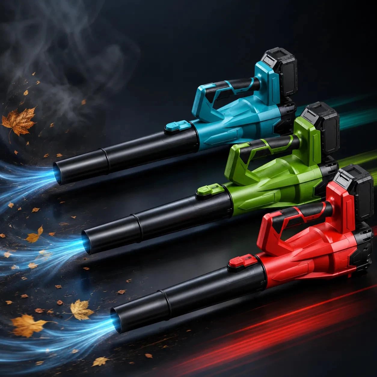Soffiatore Professionale a Doppia Batteria 48V da 1080W a 6 velocità