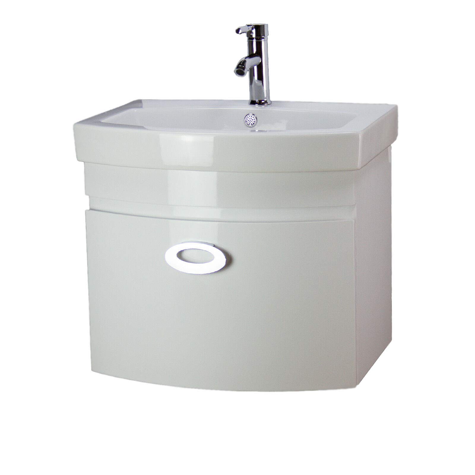 Buy KLARA Vanity Unit Bathroom Basin Sink White Square