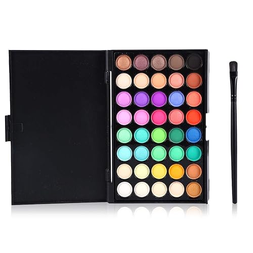 Paleta de sombra de ojos de belleza, maquillaje para ojos, 40 colores para sombra, paleta de sombra de ojos con purpurina, paletas de maquillaje,