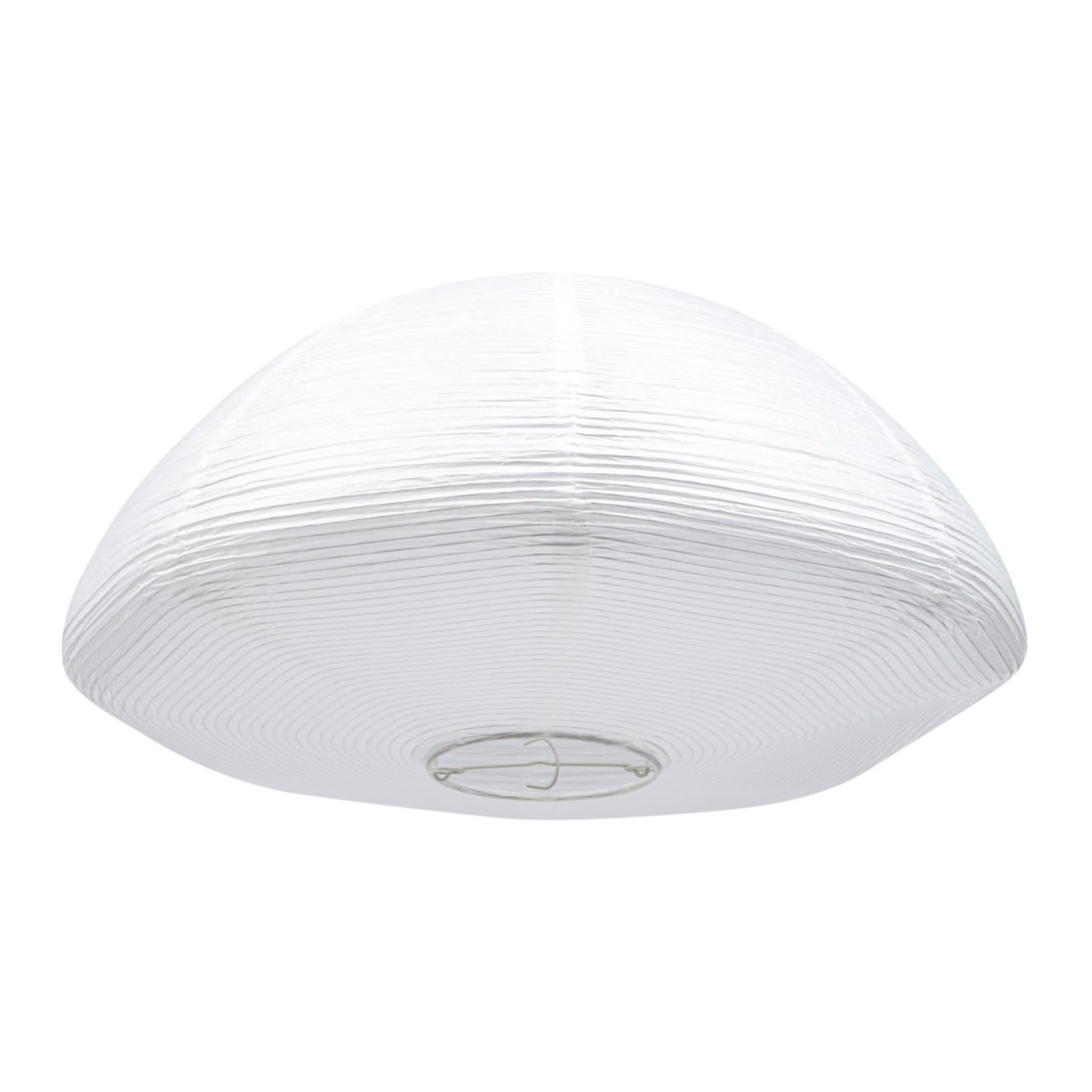 HOMSFOU Elegant Paper Lampshade White Light Cover for Ceiling Decor Accessory