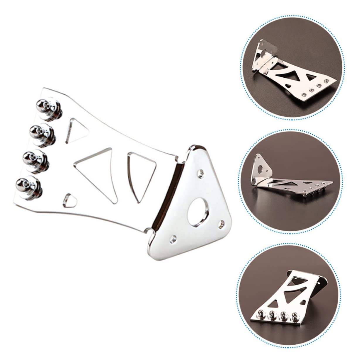 VICASKY 3stücke Banjo Saitenhalter Saitiger Verstellbarer Tailpiece Für Banjo Langlebiges Und Leichtes Zubehör Zur Verbesserung Von Und Sustain Installieren Für Musiker