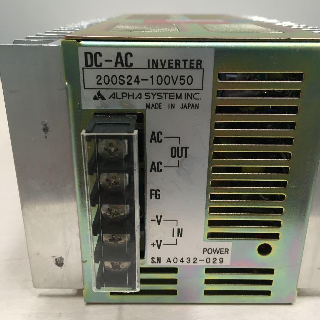 Amazon.co.jp: DC-AC インバーター 200S24-100V50 アルファ―システム社 