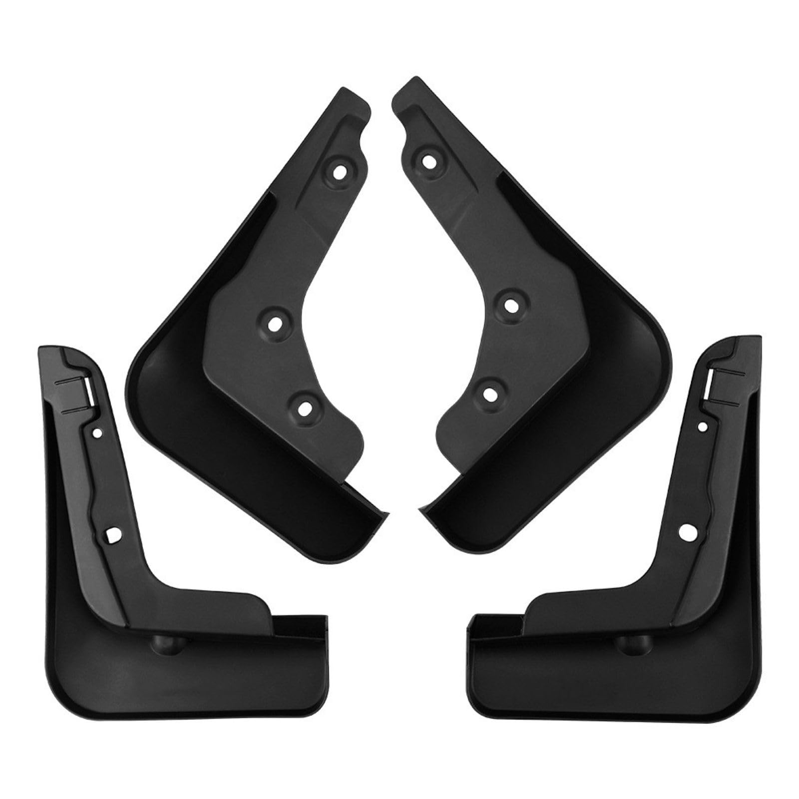 CDQSB 4 Pcs Car Mud Flaps for Chery Fulwin A8L 2025-, Front Rear Fenders Splashproof Splash Guards Mudflaps Protects Accessories