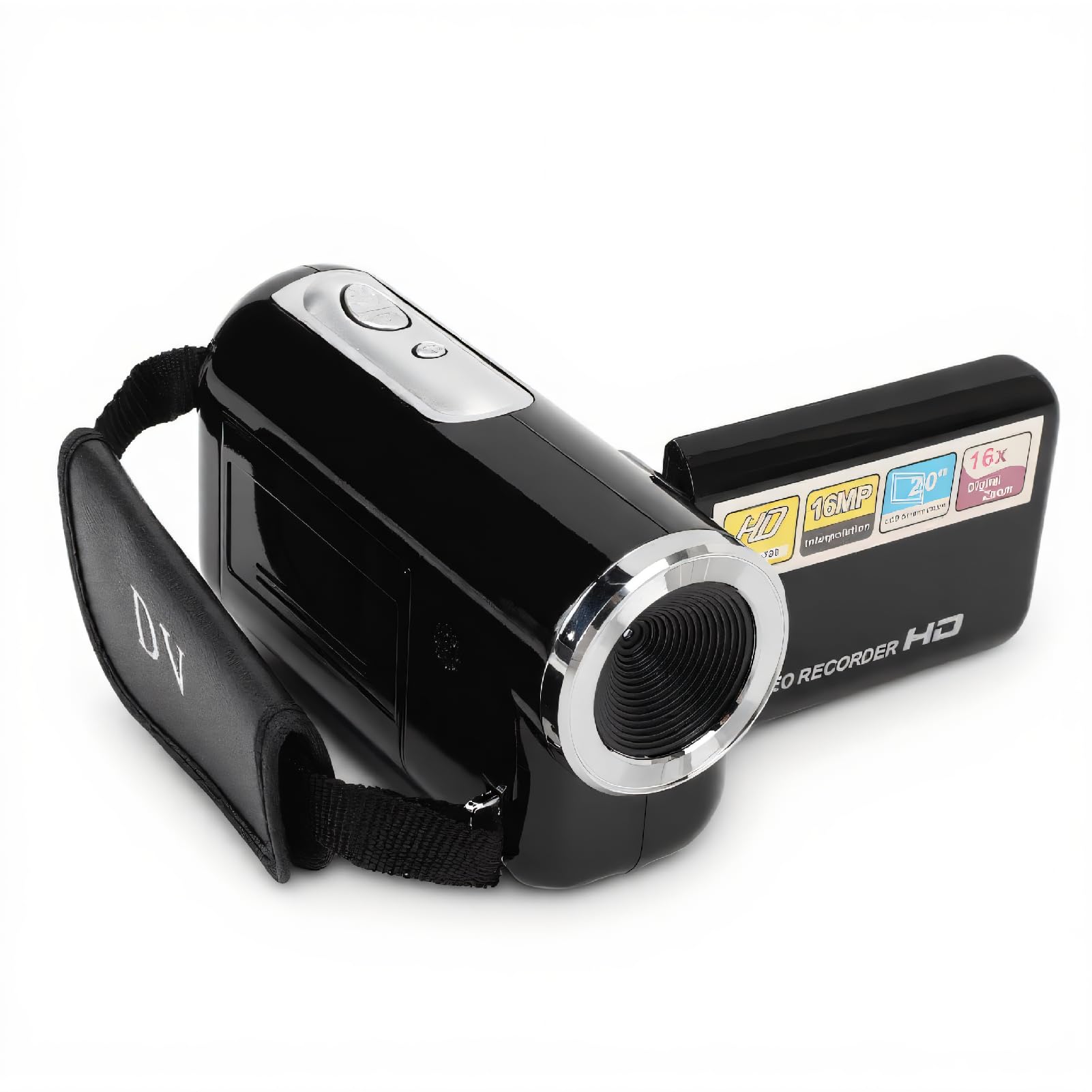 Video Camera Camcorder, Full HD 1080P 16MP 16X Digital Zoom Video Camera with 2.0 in Rotatable Screen, Video Recorder Vlogging Camera for YouTube-picture-22
