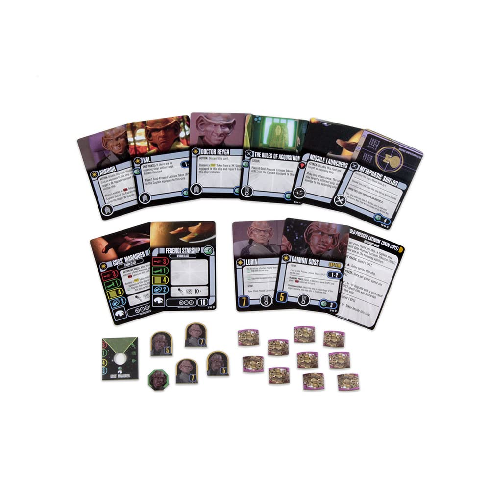 STAR TREK ATTACK WING D`KORA CLASS SHIP CARD PACK - Image 4
