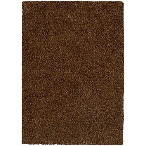 Oriental Weavers Heavenly 5' x 7' Hand Crafted Rug in Brown