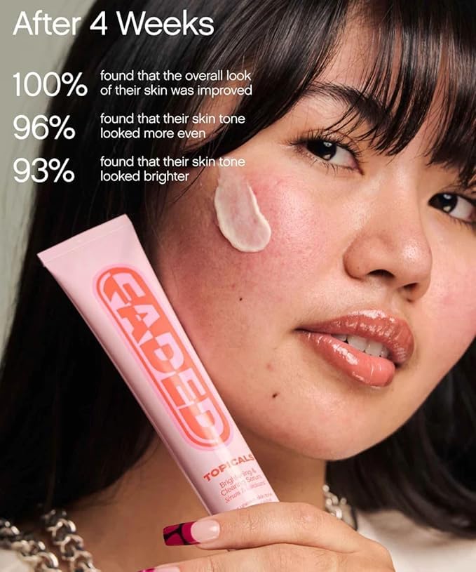 Image of Faded Brightening and Clearing Serum,Reduces Marks Facial Serum,Reduce Wrinkles, Skin Care Suitable for All Skin Types,Hydrated Softer Skin 15 ml