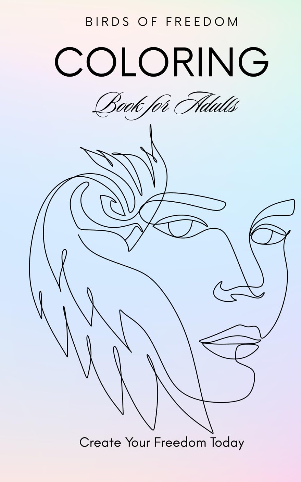 Adult Floral Colouring Book