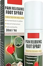 Ayurvedic Foot Pain Relief Spray – Instant Relief for Heel Pain, Plantar Fasciitis, Cracked Heels & Foot Aches – Herbal Spraay for Feet, Ankles & Legs – Improves Blood Circulation – 30ml (Pack of 2)