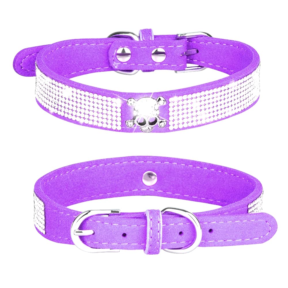 Haoyueer Rhinestone Dog Collar