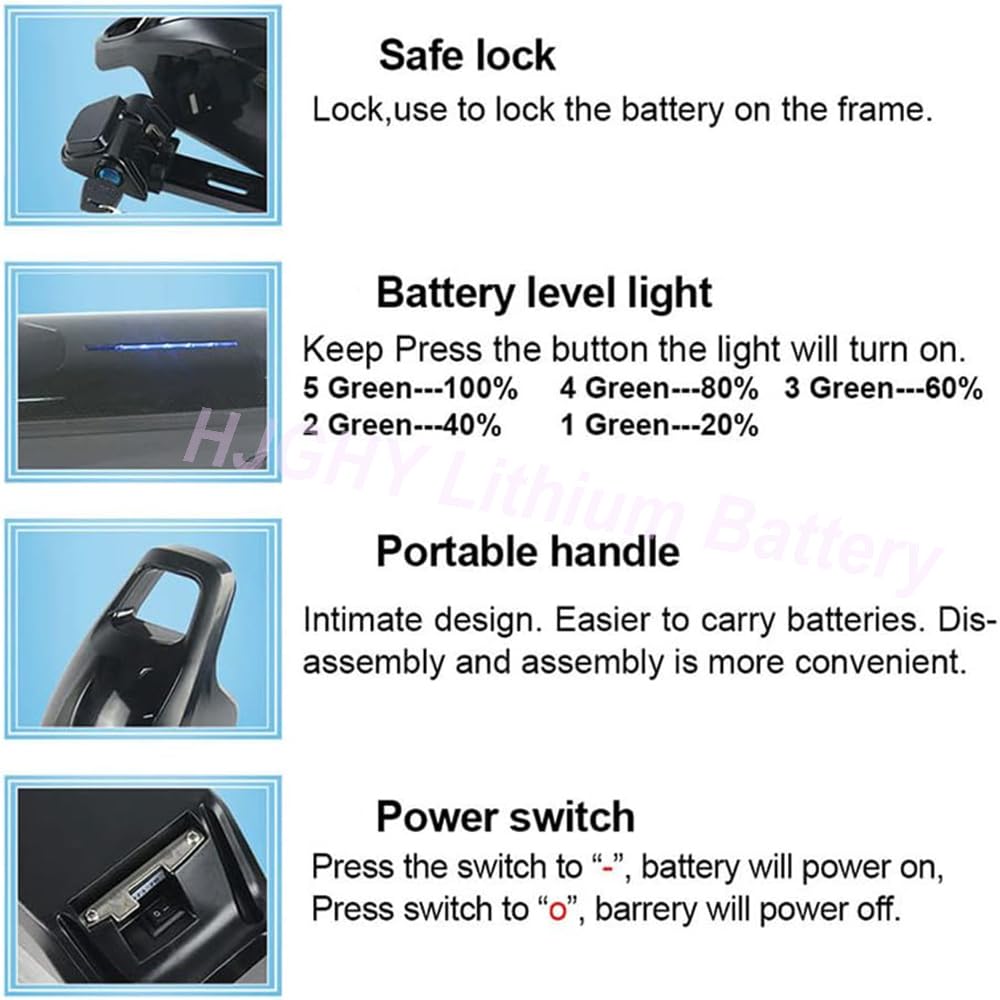 Amazon | 36V 電動自転車バッテリー 36V 10Ah 13Ah 15Ah リチウム