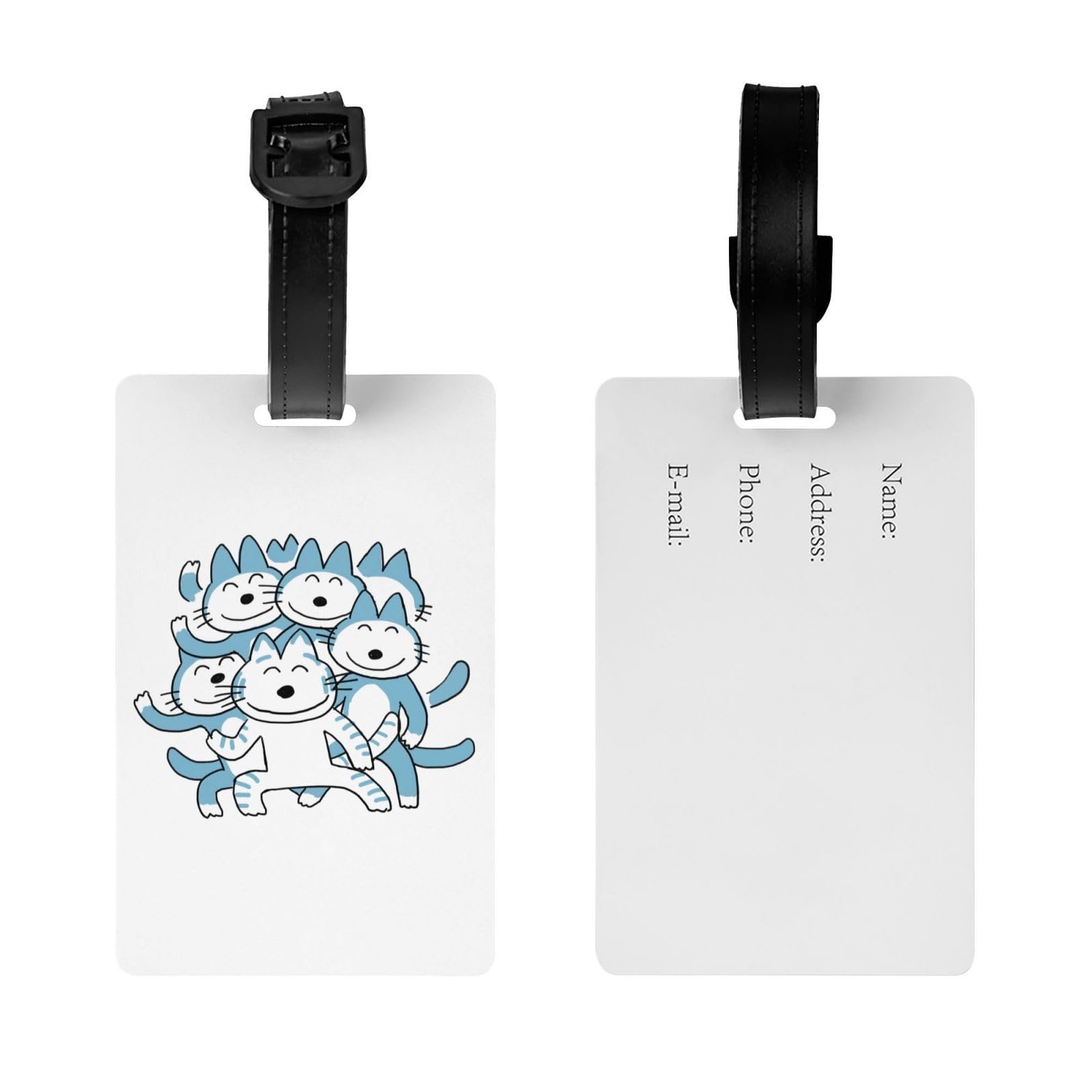 Amazon.co.jp: 荷物タグ 11ぴきのねこ ネームタグ スーツケース 旅行