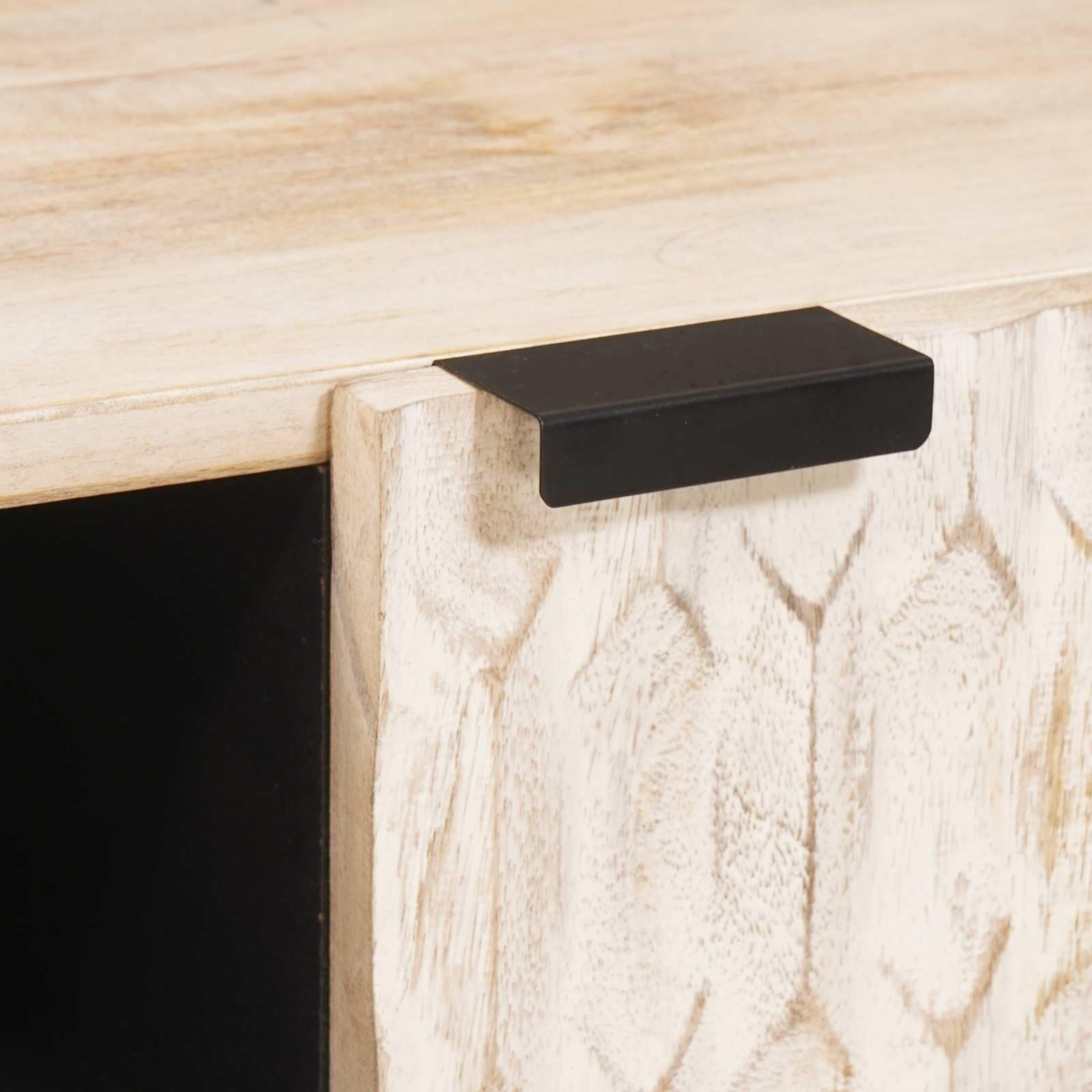 Mobile TV in legno manico 105 x 33 x 46 cm