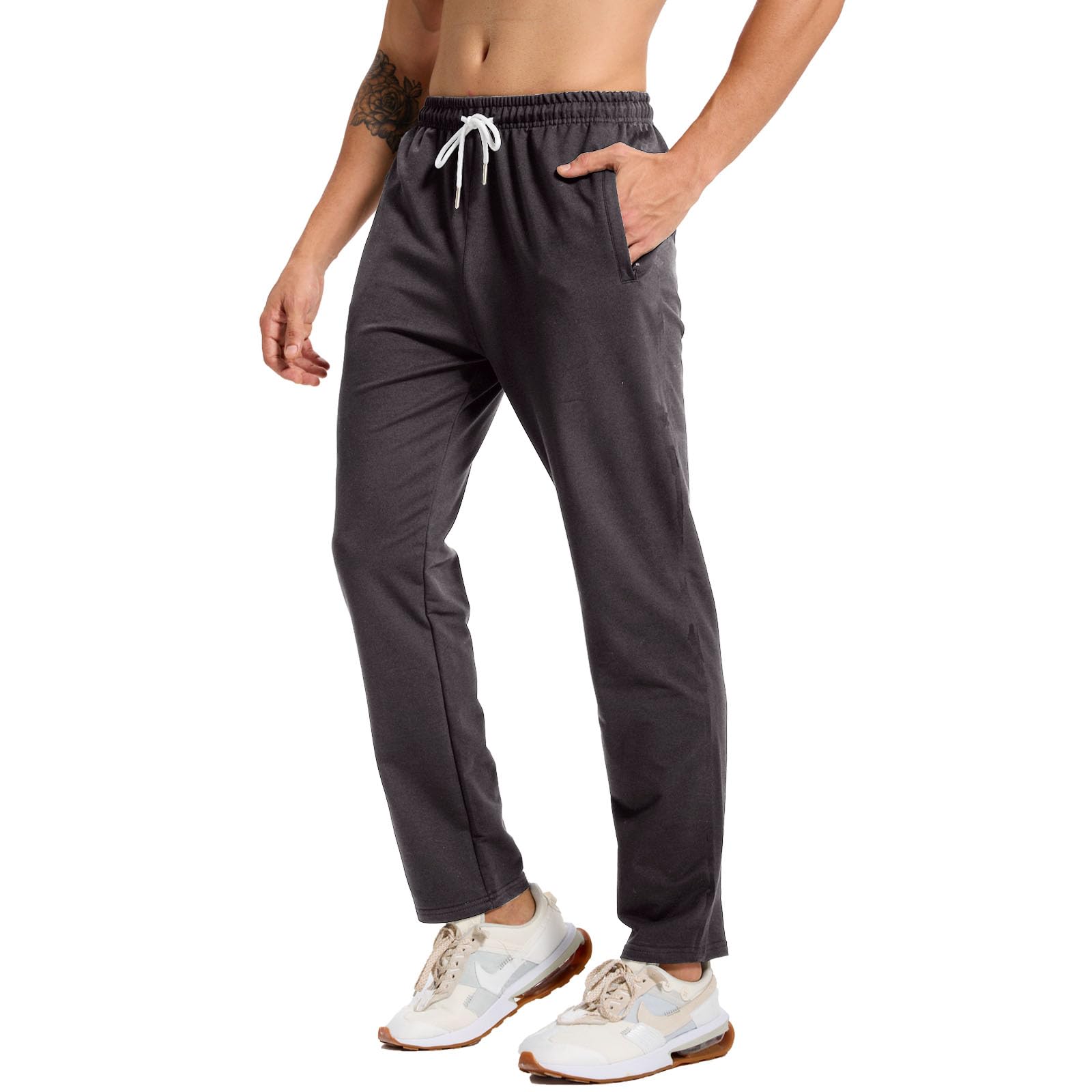 ZOXOZ Jogginghose Herren Trainingshose Herren Sporthose Lang mit Reißverschluss Taschen