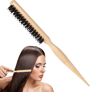 Bristle Teasing Comb, Nylon Hairbrush, Fine Hair Tail Comb, Styling Curling Comb, Hair Detangling Comb, Defining Curls Comb, Curl Defining Comb, Styling Hair Brush for Fine Hair
