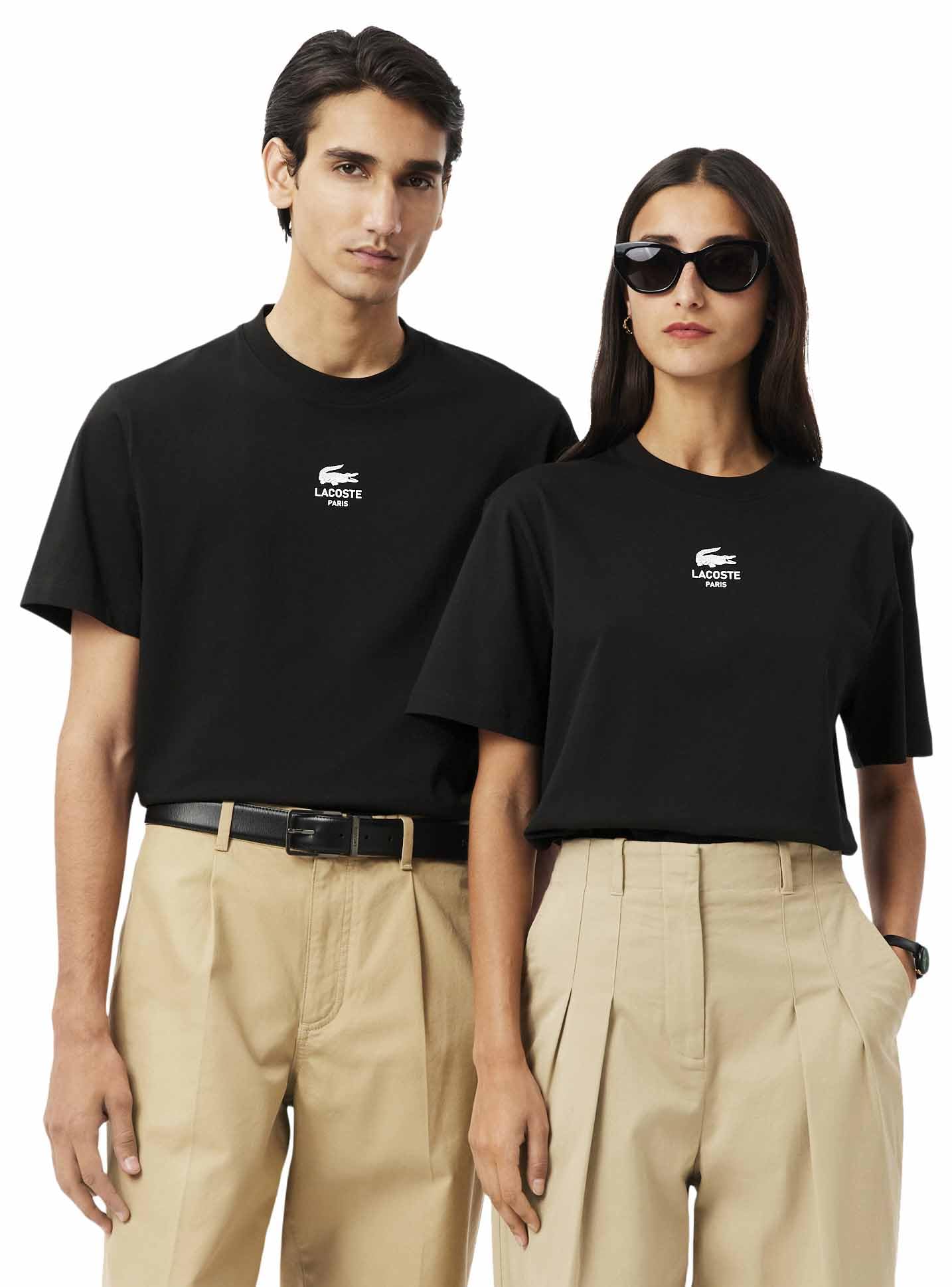Lacoste Unisex Soft Branding Croc Logo T-Shirt