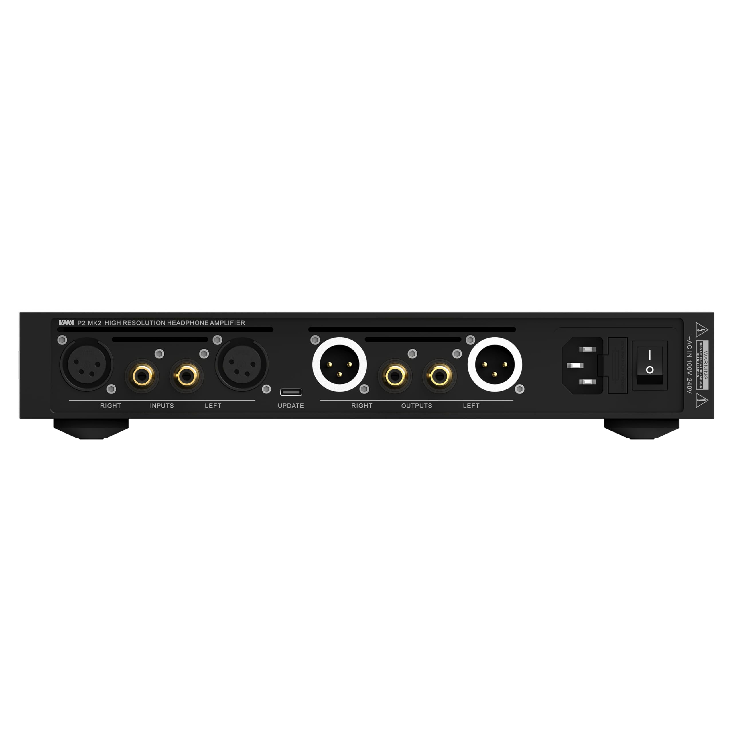 SMSL VMV P2 MK2 Hochauflösender, symmetrischer Kopfhörerverstärker und Vorverstärker, 99 Op-Amp Parallelarchitektur, integriertes GaN-Netzteil, 14 W massiver Ausgang, 135 dB SNR, 0,00006 % THD+N