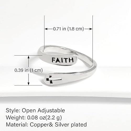 Miniatura 63 de 925 Sterling Silver Ring Minimalist Adjustable Rings Band Handmade Rings for Women Girls