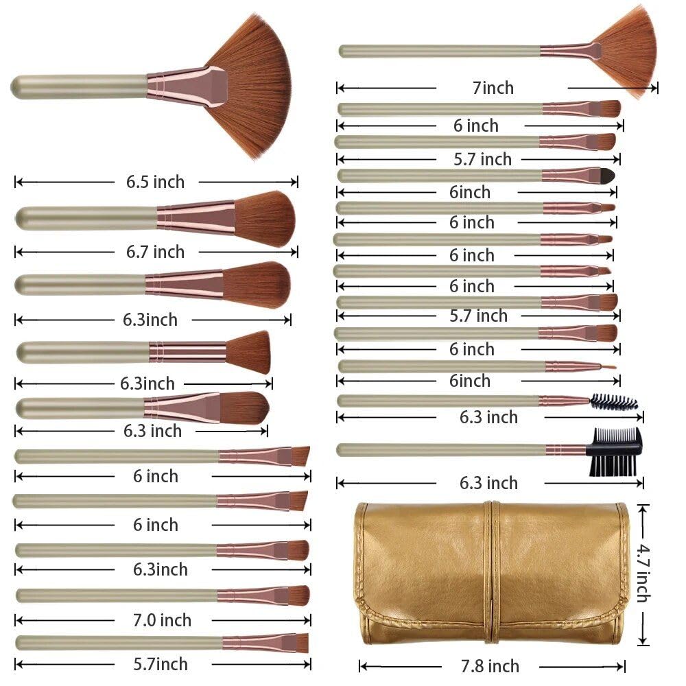 Lady De 5 Pcs Professional Quality Make Up Brush Set by Profusion
