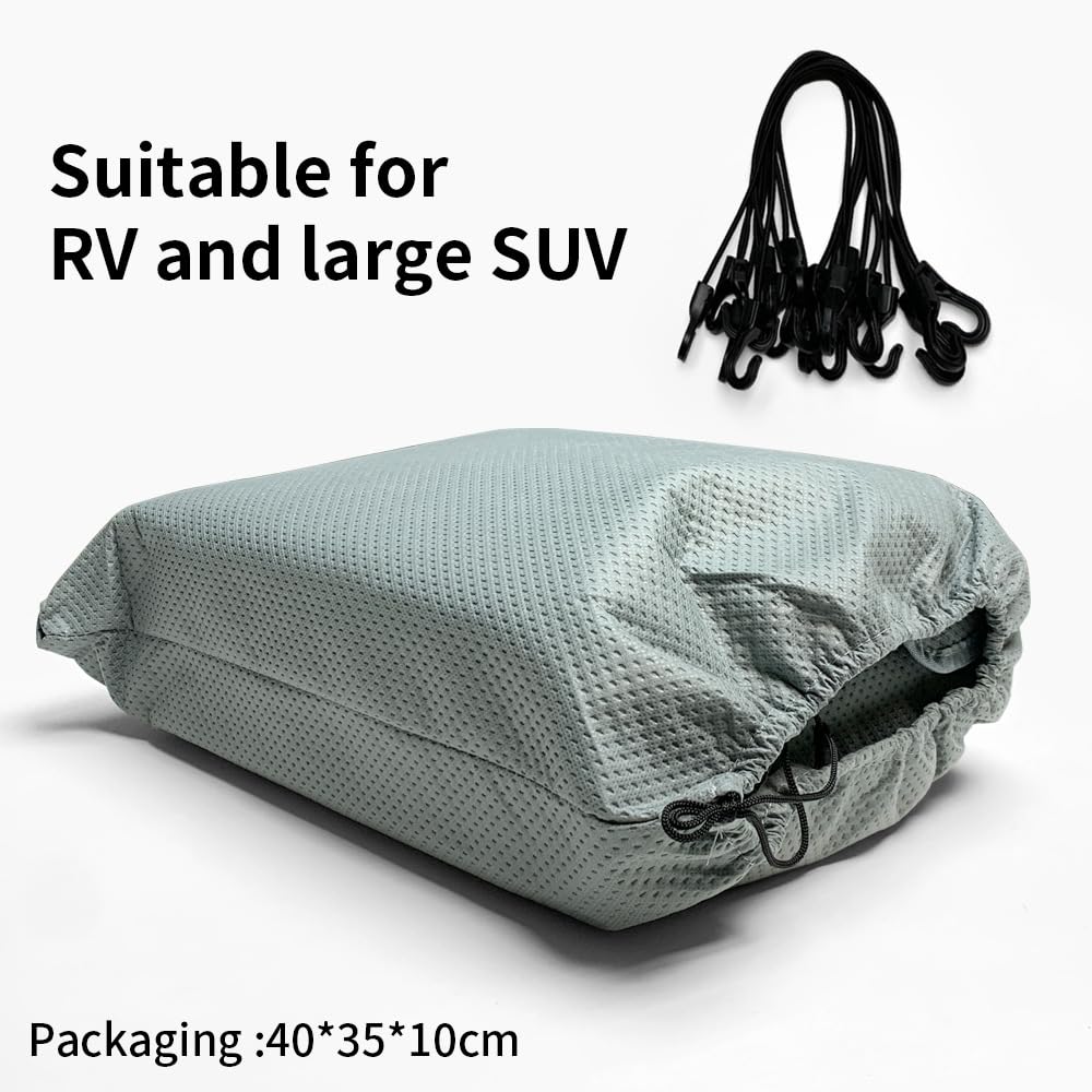 Copertura completa per parabrezza e motore di roulotte Airstream, 600D Oxford non tessuto impermeabile per Fiat Ducato, Peugeot Boxer, Citroen Relay 2006+, Ram Promaster