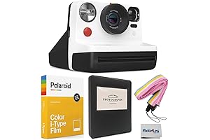 Polaroid Now 2 I-Type Instant Film Camera Gift Bundle: Black & White...