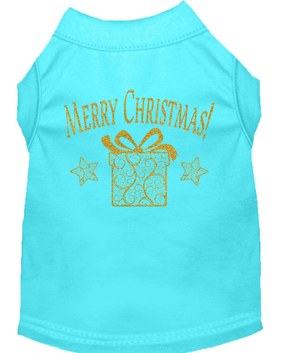 Mirage Pet Products Golden Dog Shirt, Medium, Aqua