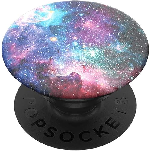 ​​​​PopSockets Phone Grip with Expanding Kickstand, Adhesive Grip - Blue Nebula