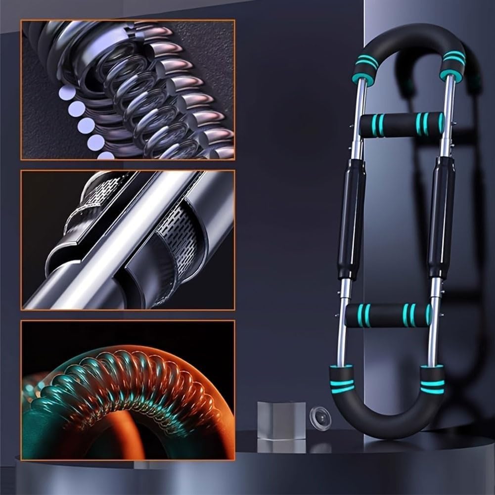 Twister Arm Trainer, Shaker Twister Arm Trainer, przenośny Power Twist Arm Trainer, 40-100lb sprzęt do ćwiczeń klatki piersiowej dla mężczyzn, wzmacniacz przedramion, przenośny Power Twister Bar do