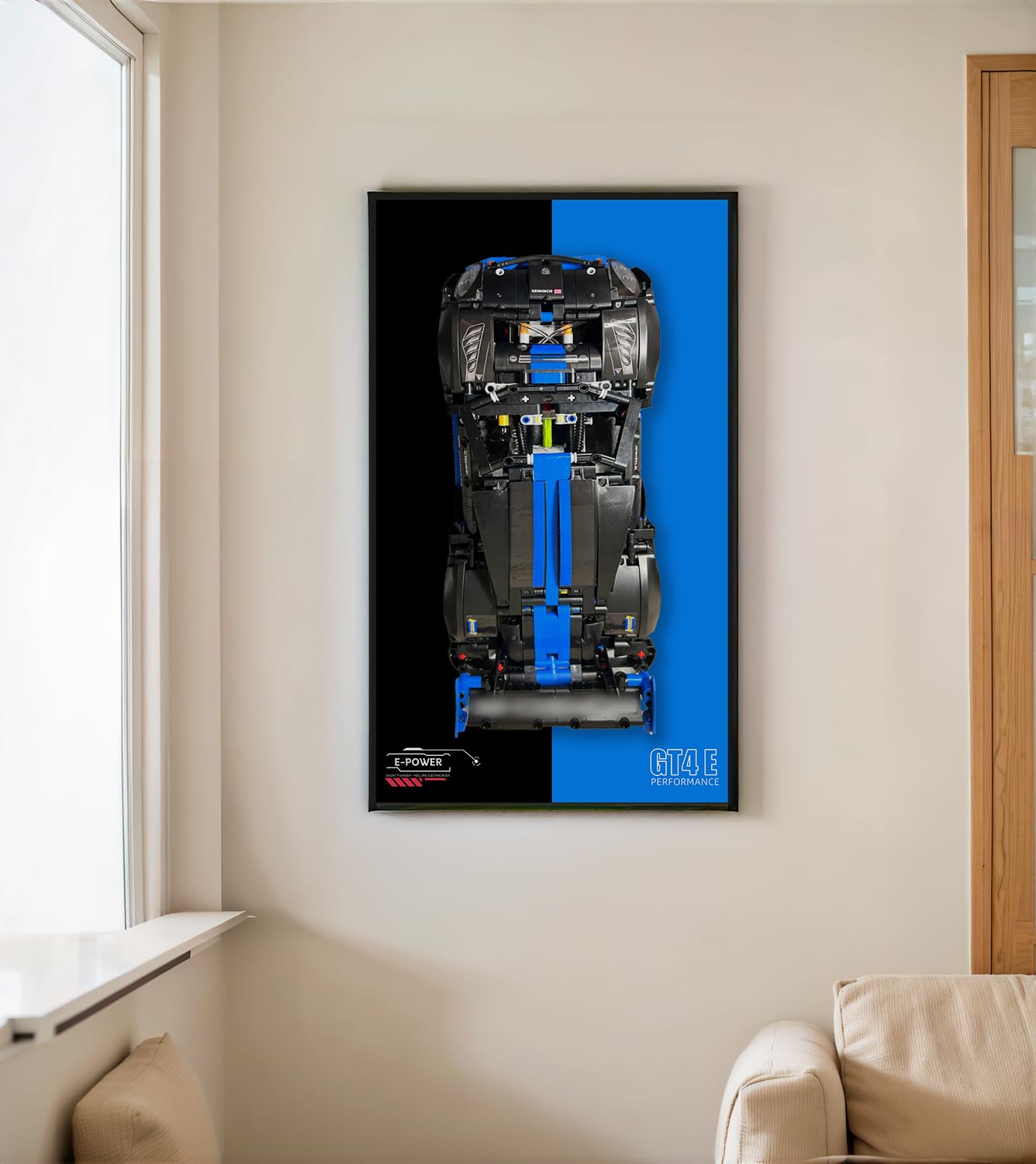 壁時計 Amazon.com: iCUANUTY Display Wall Frame for Porsche GT4 e