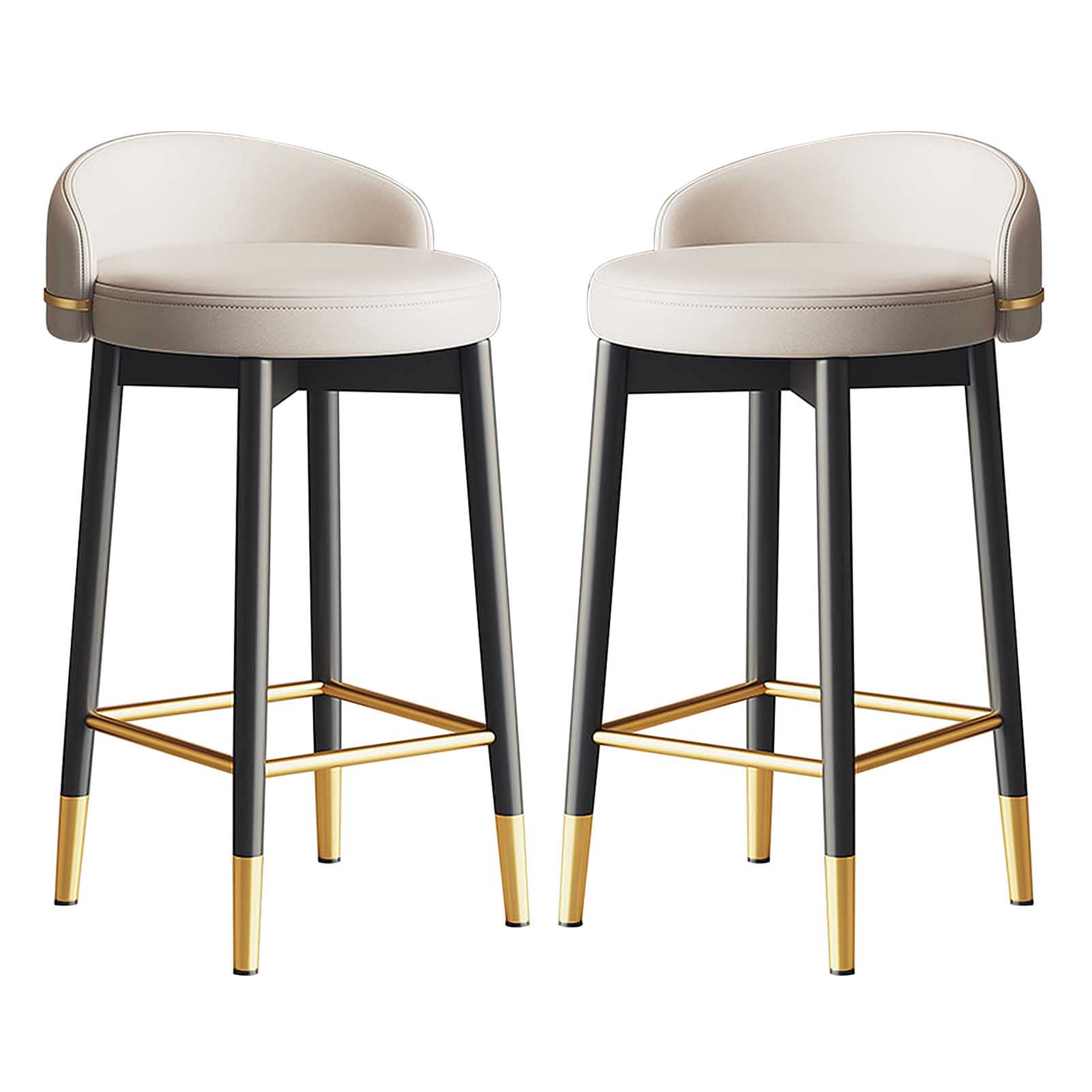 Tabourets de bar de cuisine ergonomiques 65 cm anti-mal de dos