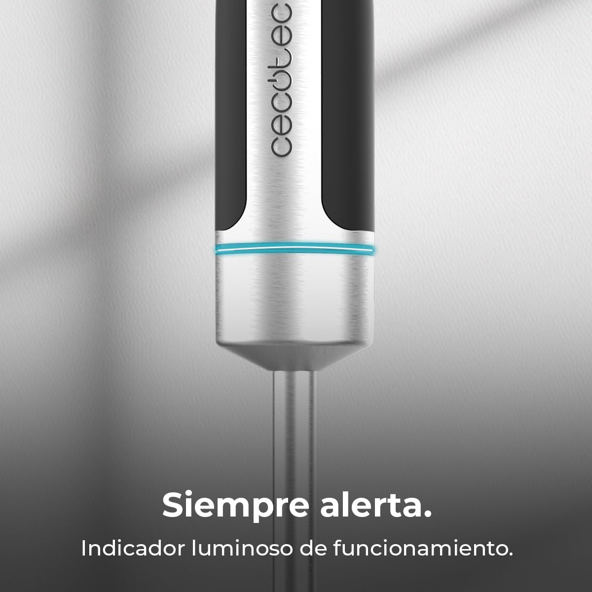 Cecotec Batidora de Mano PowerGear 1500 XL Pro. 1500 W, 21 Velocidades + Turbo, Acero/Silicona, Pie XL, Cuchilla de 4 hojas, Recubrimiento Titanio, Engranaje de Metal, Incluye Accesorios — view 11