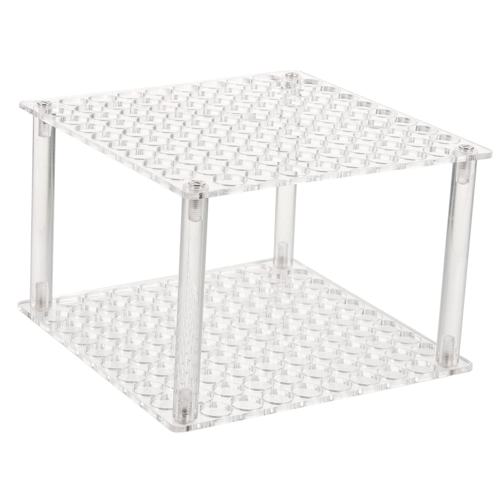 DOITOOL 4 Pezzi Portapenne Acrilico con Scomparti Multipli Organizer Scrivania per Penne Matite e Pennelli Supporto Resistente per Ufficio e Casa Organizer Penne Scrivania Ufficio