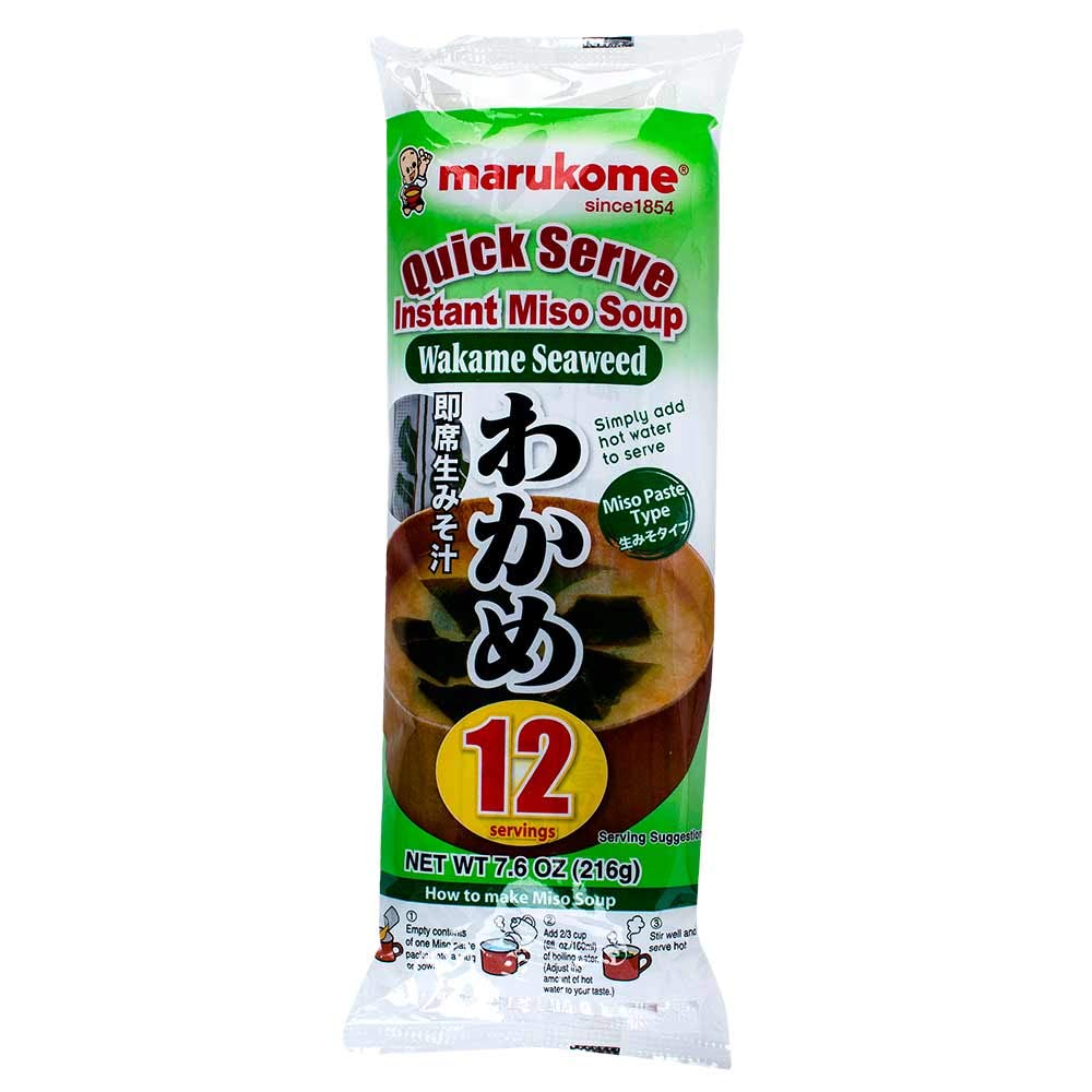 Amazon | マルコメ 生みそ汁料亭の味わかめ 12食入 | マルコメ