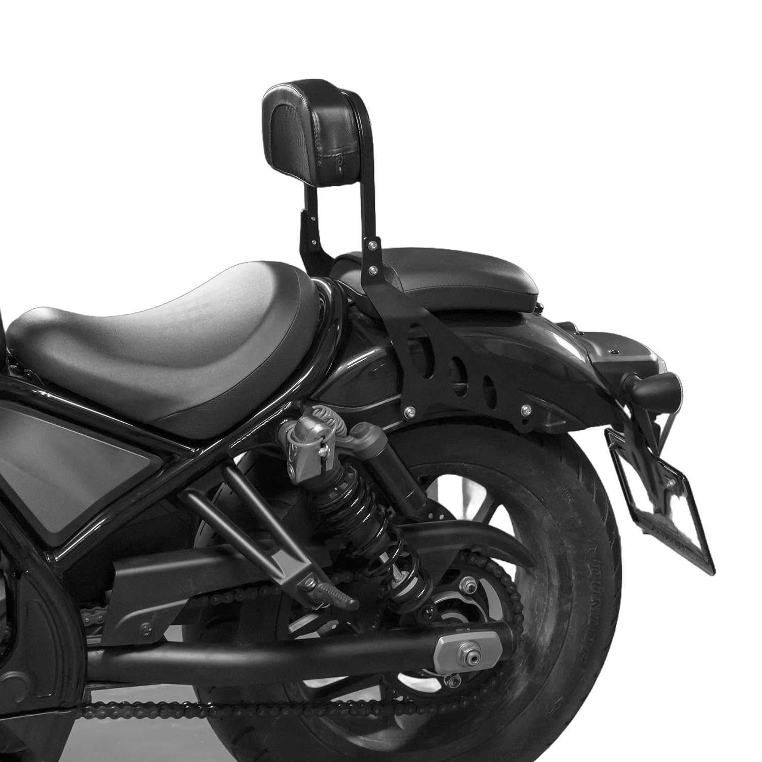 Motorcycle Sissy Bar Backrest for Rebel 1100 CMX1100 CM1100 2021 2022 2023 2024 2025 2026 Detachable Driver Passenger Rear Seat Leather Upright Back Rest