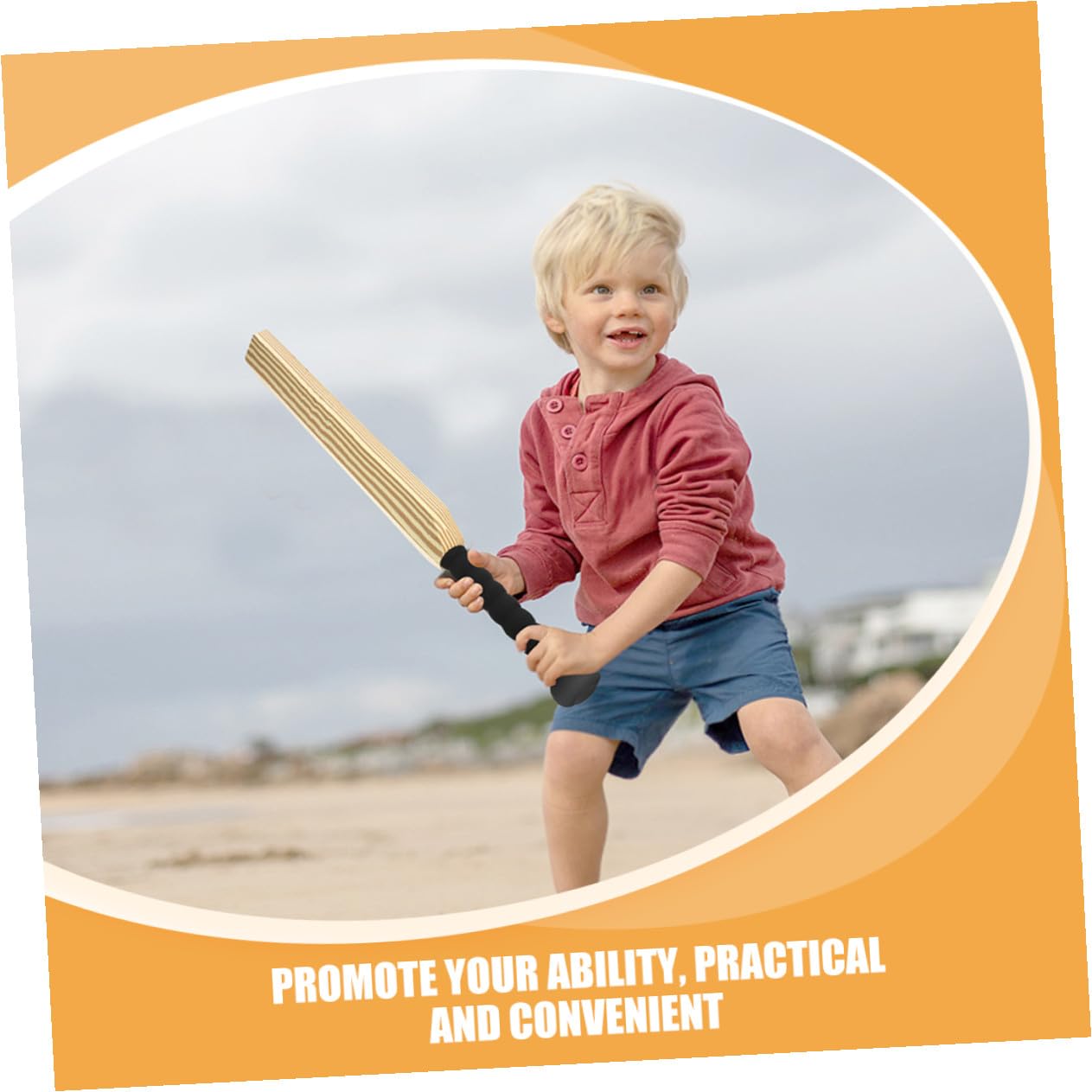 VICASKY Batte de Baseball en Plastique 24 Pouces, Set de Cricket Garçon et Filles 2 Battes 2 Balles, Légère et Maniable, pour Entraînement Extérieur et Jeux Familiaux