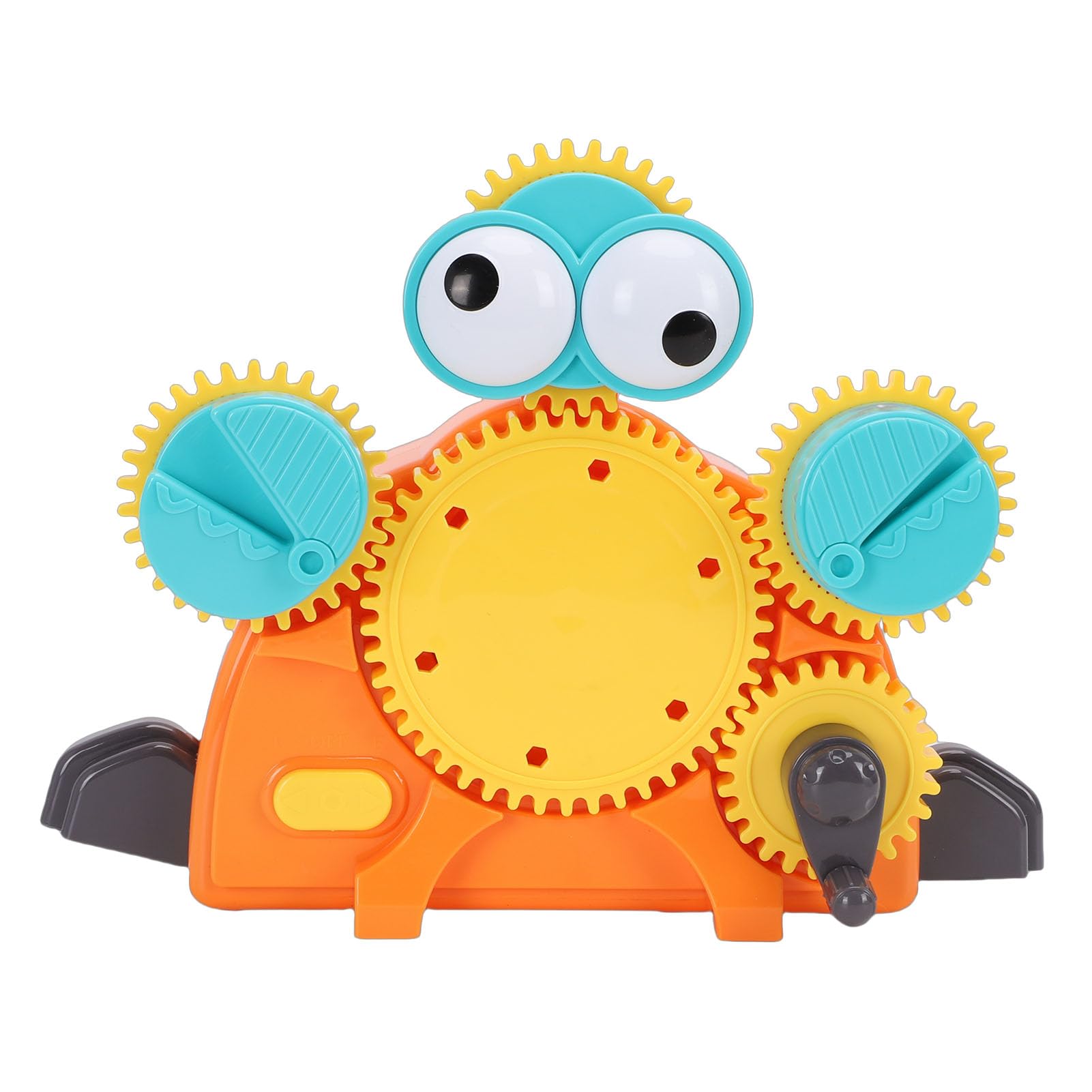 Blocchi di Costruzione di Ingranaggi, Rotazione Automatica e Rotazione Manuale Alimentati a Batteria, Giocattoli STEM per Bambini, Ingranaggi Elettrici Ad Incastro con Pezzi dai Colori