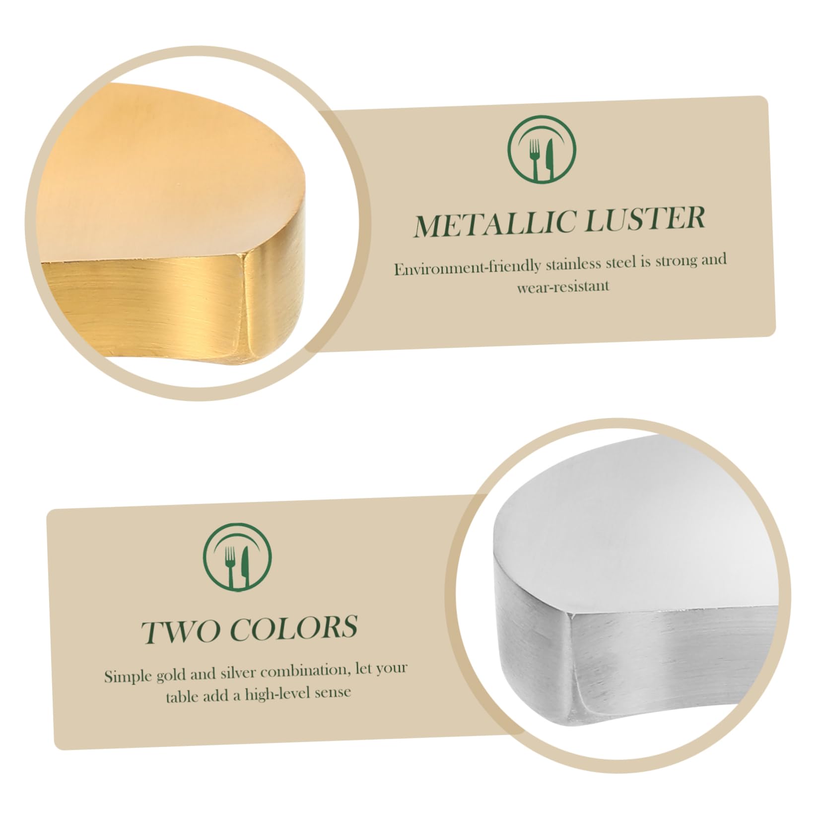 Garneck 2pcs Spoon Set Cooking Utensil Holder Cooking Utensil Rest Rack for Chopsticks Cutlery Rest Snail Forks Knives Rack Japanese Chopstick Rack Forks Organizer Silver Stainless Steel