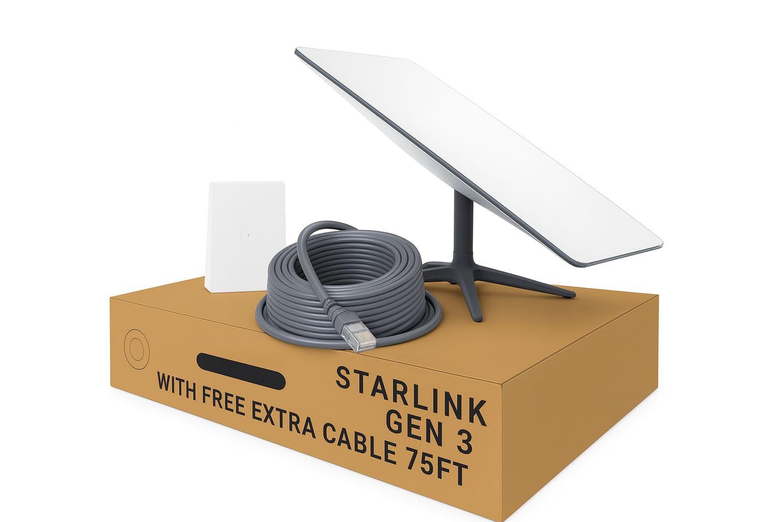 STARLINK Gen3 標準フラットアンテナキット STARLINK Gen3 標準フラットアンテナキット STARLINK Gen3 標準