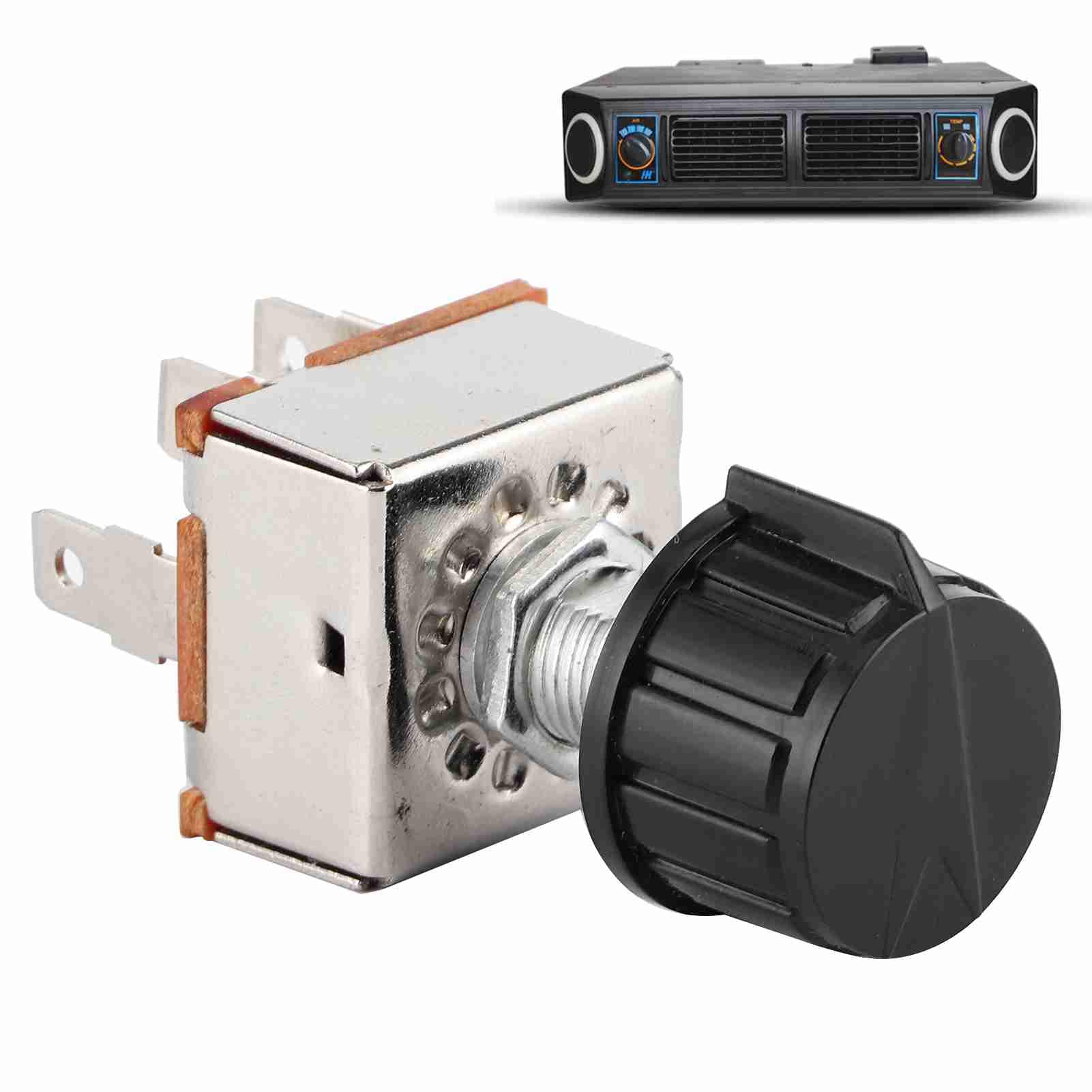Interruttore ventilatore CA professionale universale 12V modificato 3/8 in 3 velocità in plastica ferro per accessori auto per il tuo veicolo