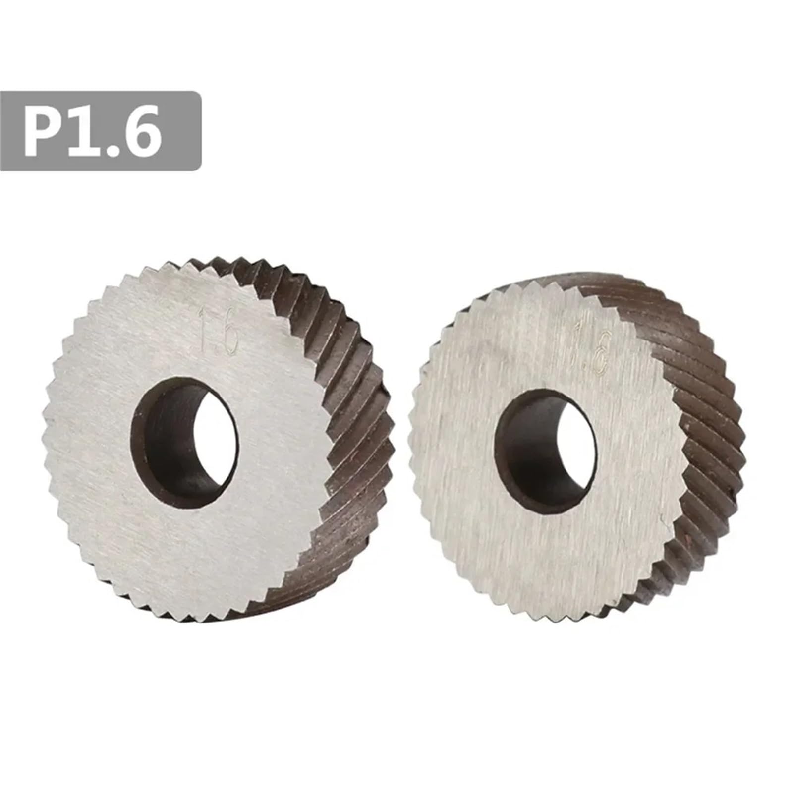 Kółko radełkowane HSS, linia prosta i ukośna, podziałka 1,6 mm, 2 szt