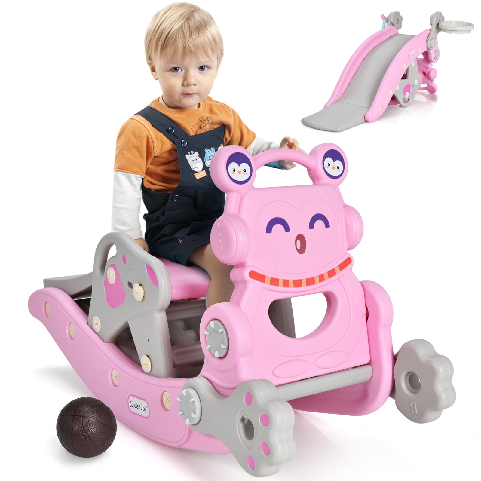 Amazon.com: HONEY JOY Toddler Slide Rocking Toy, 6 in 1