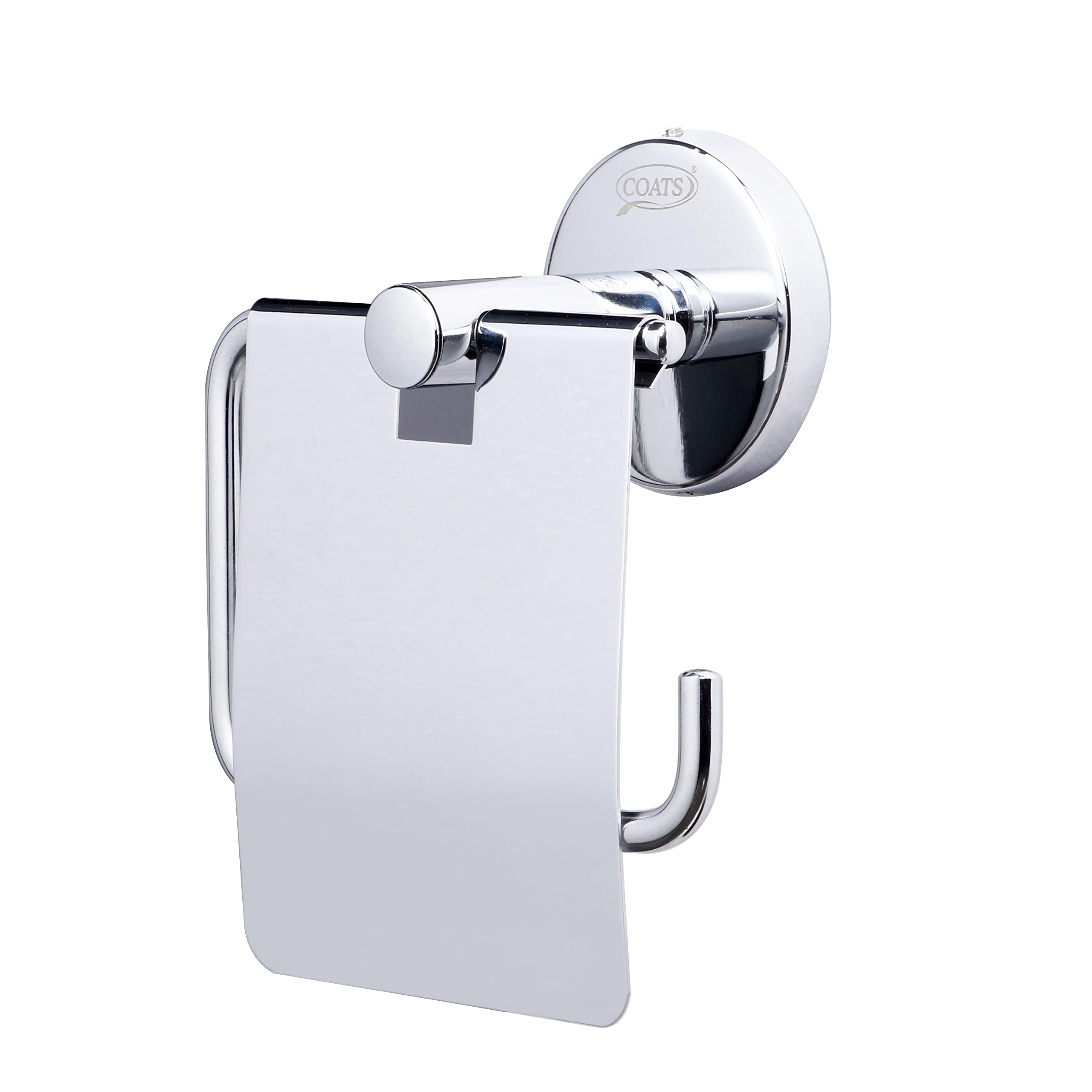 COATS Stainless Steel Tissue Paper Holder | Toilet Roll Holder | Toilet Tissue Holder with Mini Shelf Rack Stand | Bathroom Accessories | Anti Rust (Chrome) (B08CZV9L6F) Amazon Price History, Amazon Price Tracker