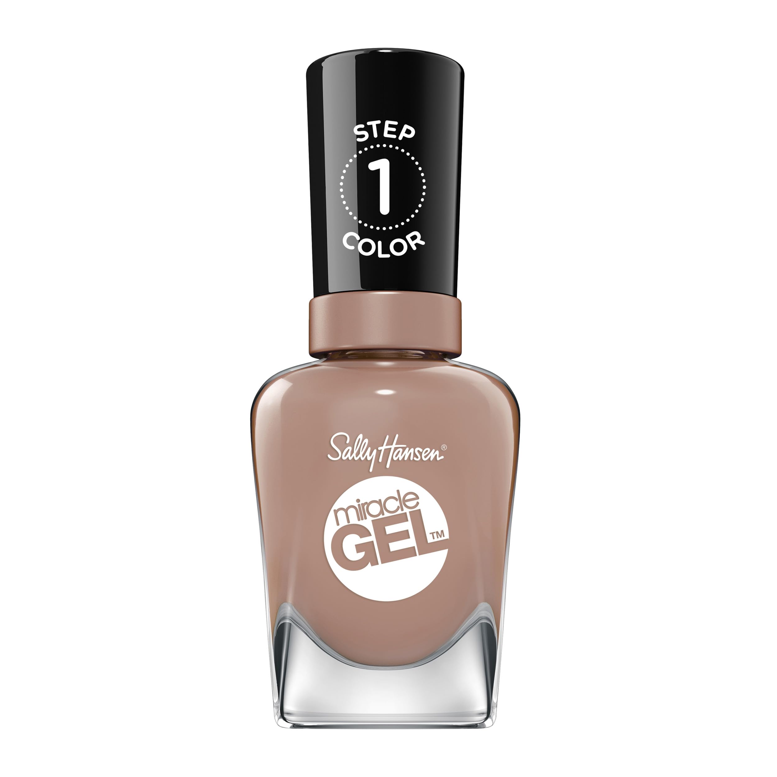 Miracle Gel, Mocha Me Crazy, Gel-Like Nail Polish, NO UV Light Required, Chip-Resistant, Long Lasting - Up to 8 days, Easy to Use, Salon Quality Results, Vegan Formula, 14.7ml